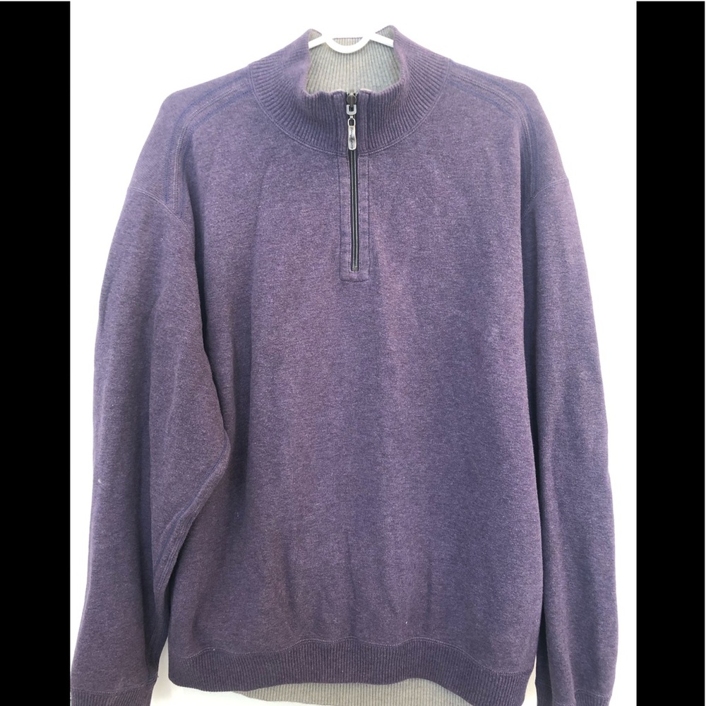 Tommy Bahama Reversible Quarter-Zip Sweater